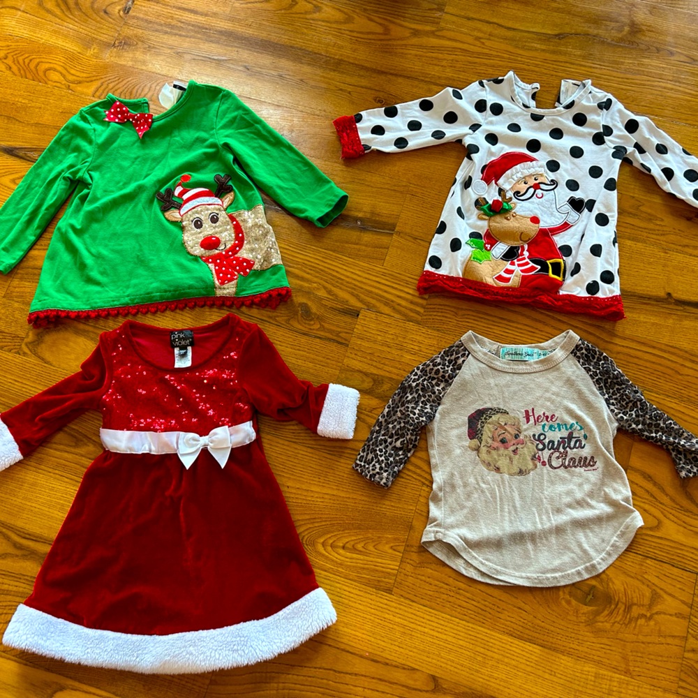 Christmas lot girls 2T